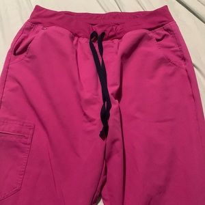 LG high waisted scrub pants
